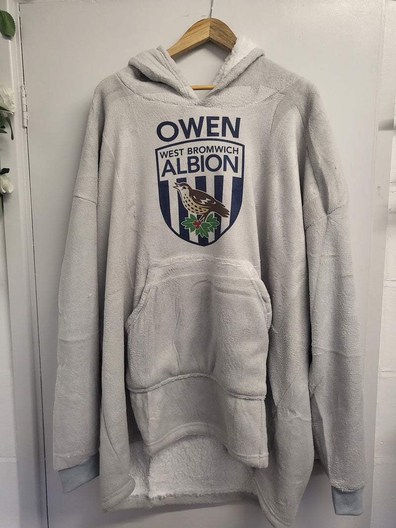 Oversize Custom Hoodie Blanket | Own logo | Unisex PureEssenceGreetings