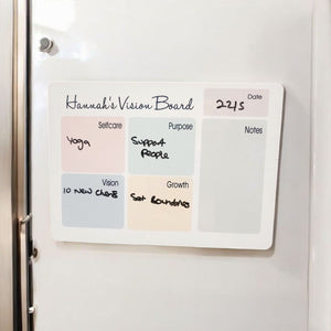 Personalised A5 Vision Board – Magnetic/With Stand Pure Essence Greetings