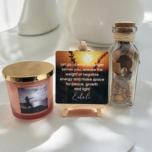 Personalised Inspiration Quote Square Photo Plaque