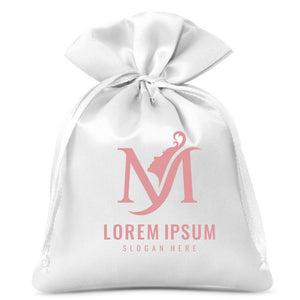 Custom Satin Feel Logo Promotional Gift Bag PureEssenceGreetings