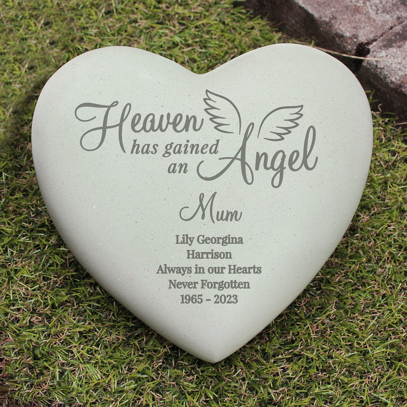 Personalised Life & Love Heart Memorial PureEssenceGreetings
