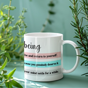 Selfcare Quote Mugs PureEssenceGreetings