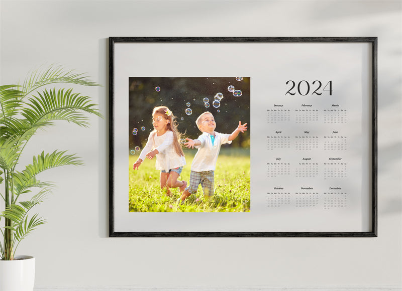 Personalised A3 Photo Calendar PureEssenceGreetings