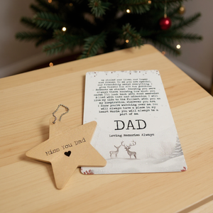 Personalised Graveside Memory Card & Tree Decoration | 003 PureEssenceGreetings