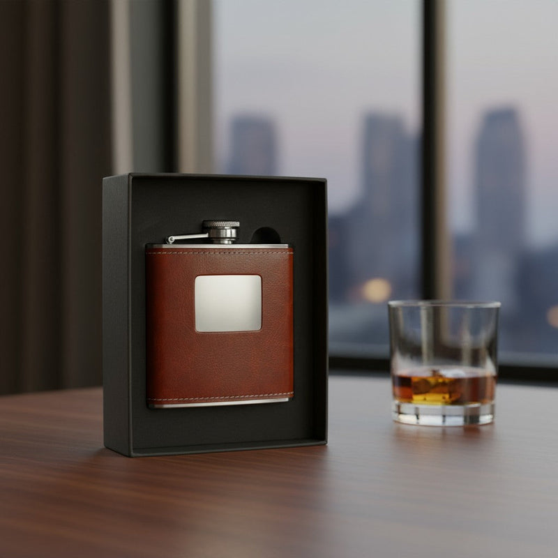 Personalised  Hip Flask - Own Text PureEssenceGreetings