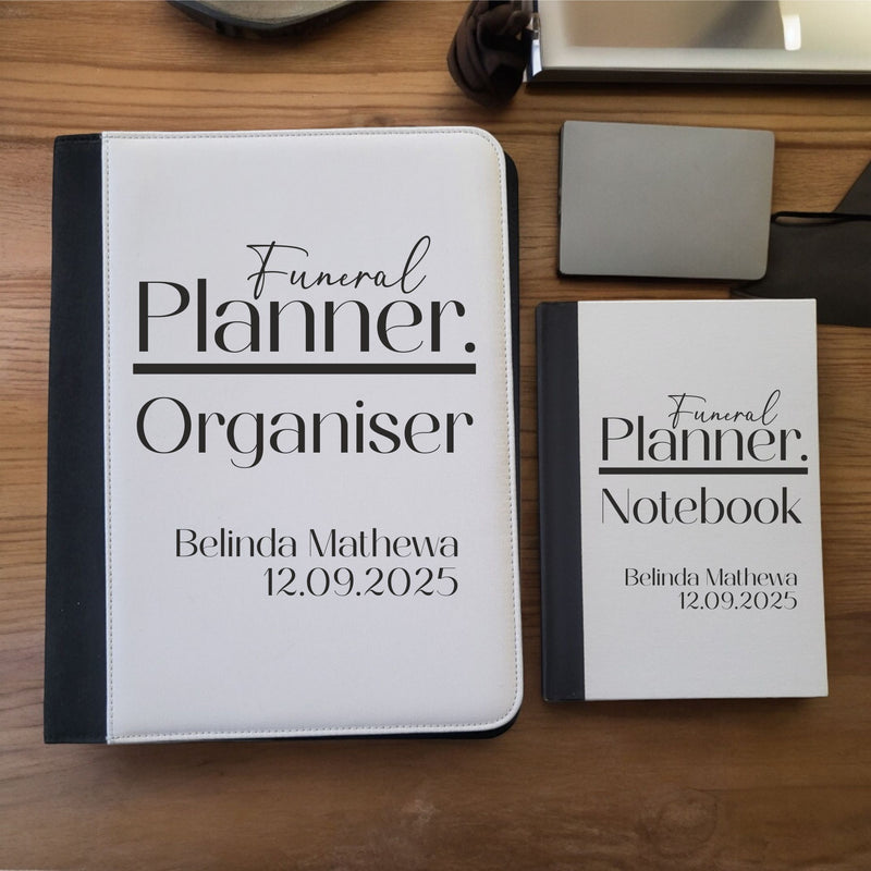 Personalised Event Organiser and Note Book PureEssenceGreetings