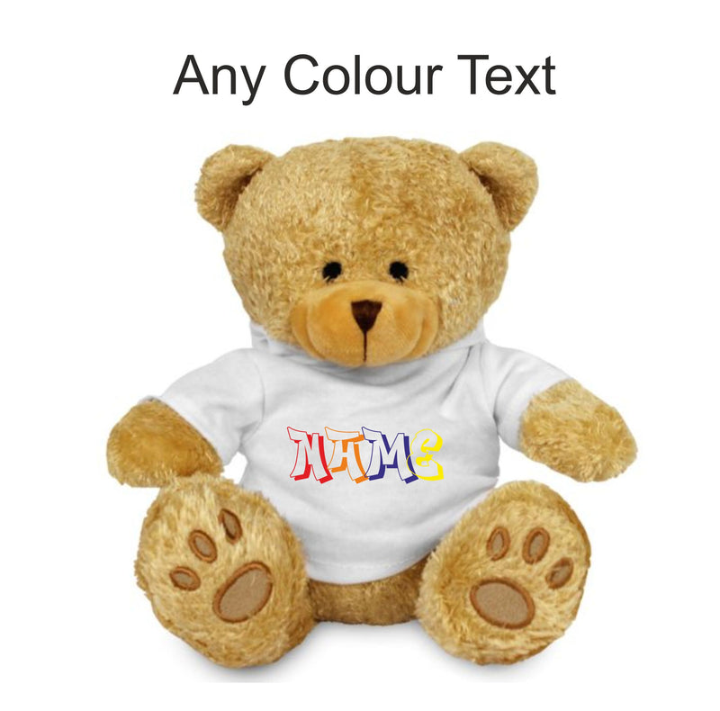 Teddy Bear with Hoodie | Own Text PureEssenceGreetings