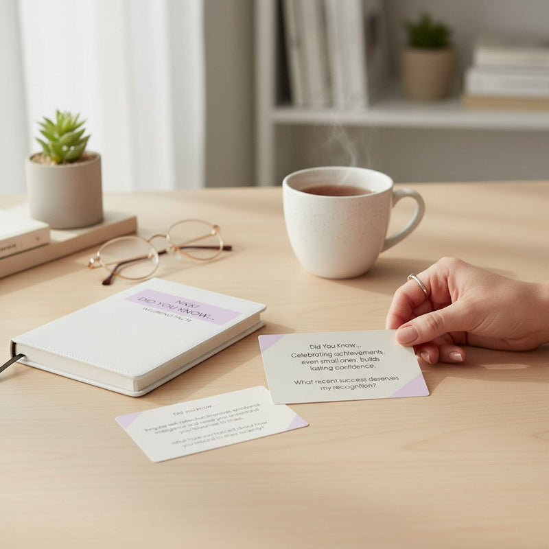 Did You Know: Wellbeing Guide Series 5 – Journal & Reflection Card Set Pure Essence Greetings