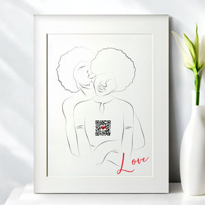Couple in Love - Personalised Card | 001 PureEssenceGreetings