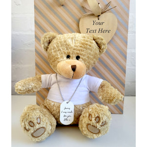 I was Made for You Personalised Teddy Bear PureEssenceGreetings