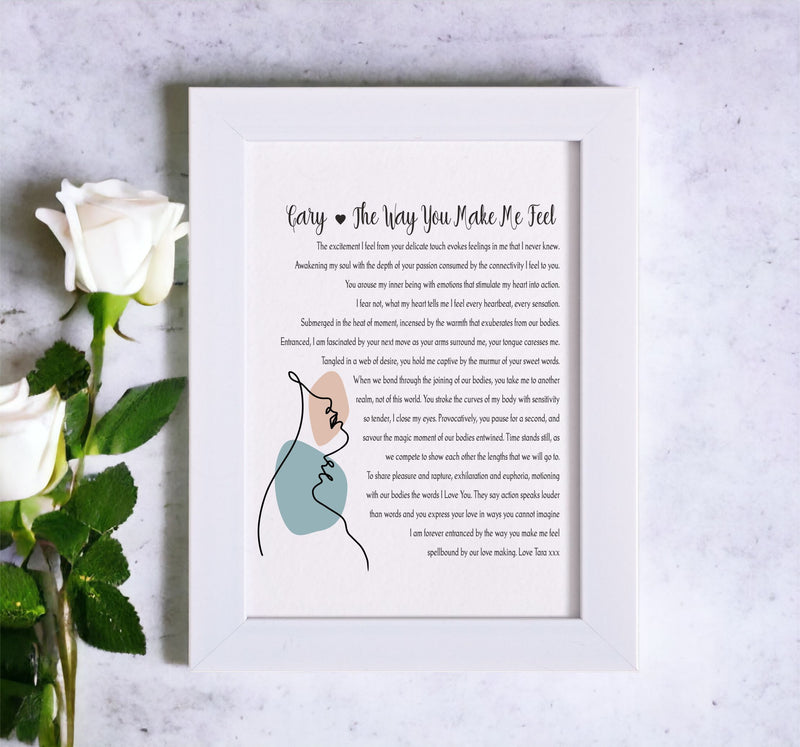 Make Me Feel Mounted Personalised Card PureEssenceGreetings