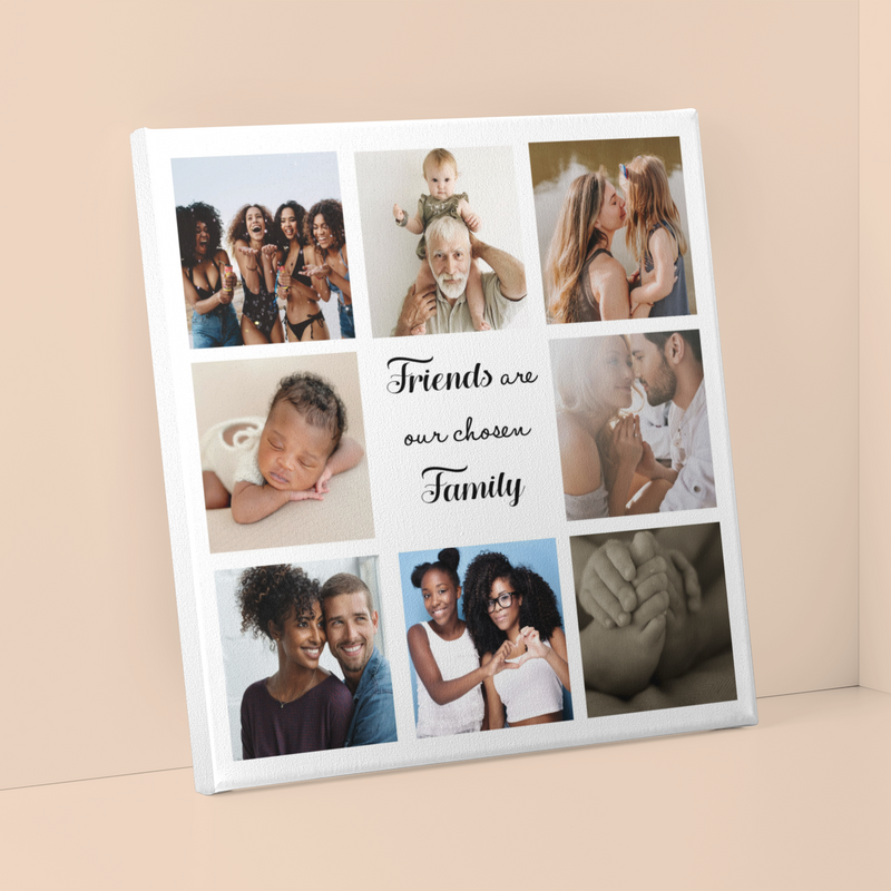 Photo Collage Plaque | Your Own Text PureEssenceGreetings