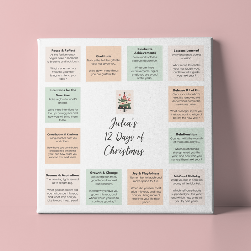 12 Day of Christmas Advent Calendar for Adults PEGGY