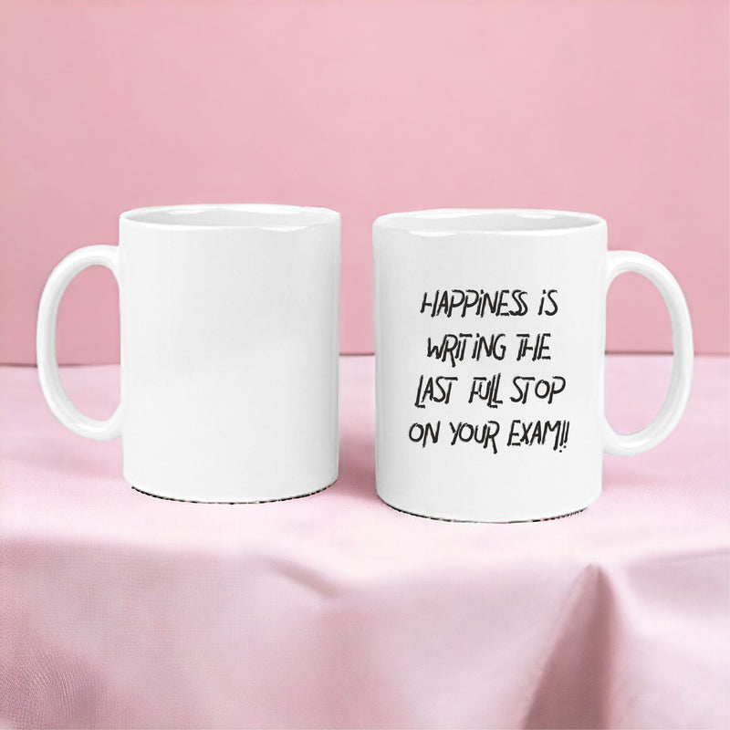 Happiness Is.... Personalised School Leavers Graduation Mug PureEssenceGreetings