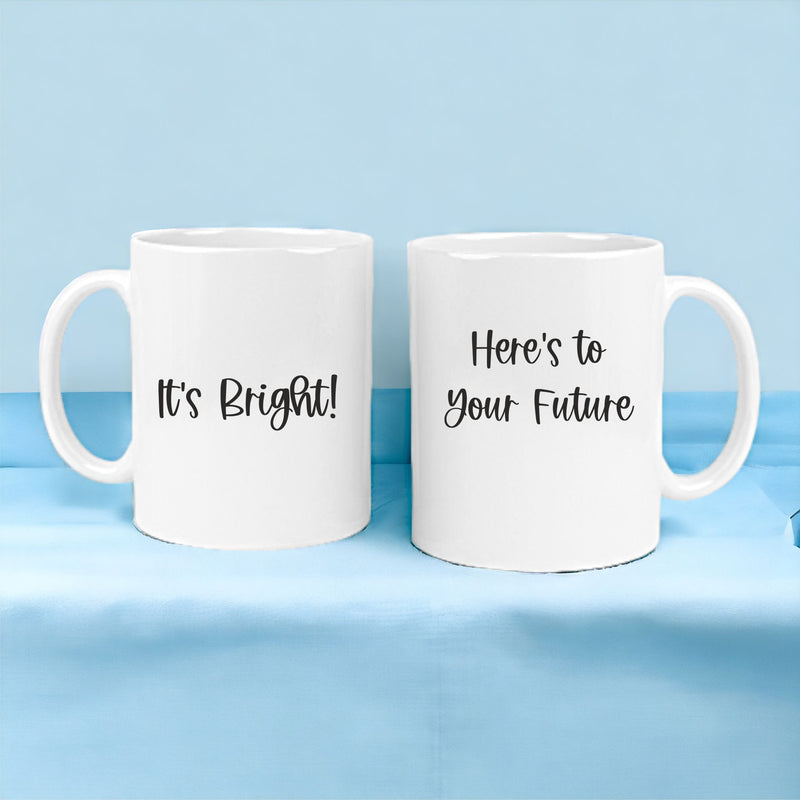 Here's To Your Future... Personalised School Leavers Graduation Mug PureEssenceGreetings