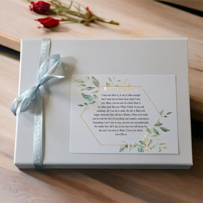 Mum Personalised Keepsake Card | Love You Dearly PureEssenceGreetings