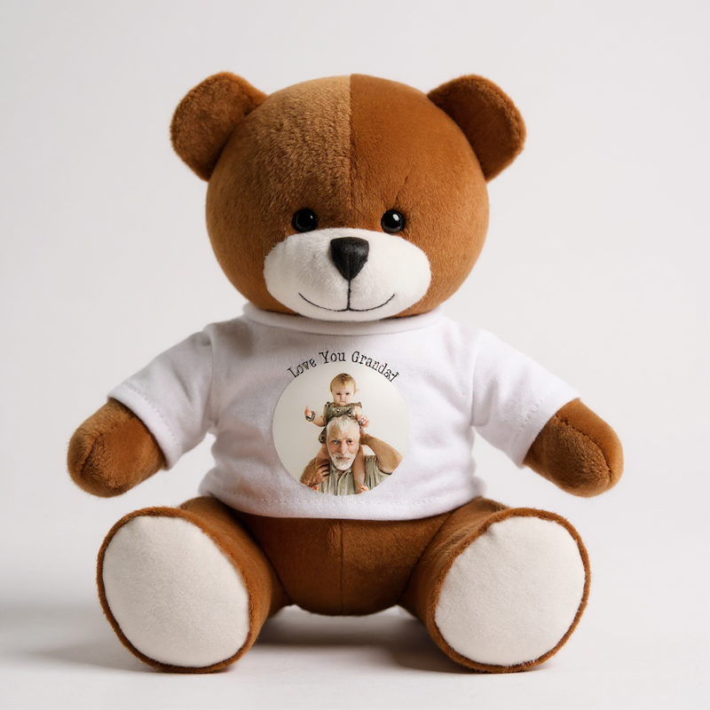 Richard Personalised Photo Teddy Bear | 20cm PureEssenceGreetings