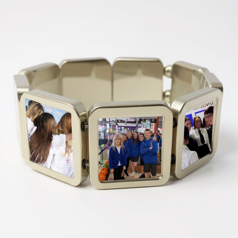 School Leavers Graduate Photo Bracelet | 9 photos Pure Essence Greetings