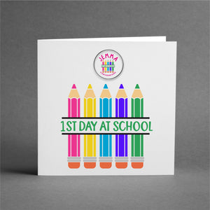 My 1st Day at School Personalised Name Badge Pure Essence Greetings