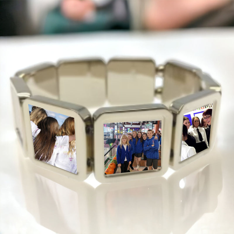 School Leavers Graduate Photo Bracelet | 9 photos Pure Essence Greetings