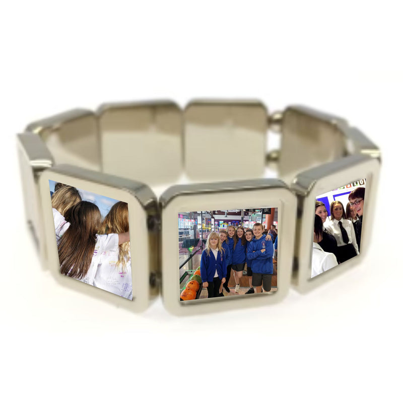 School Leavers Graduate Photo Bracelet | 9 photos Pure Essence Greetings