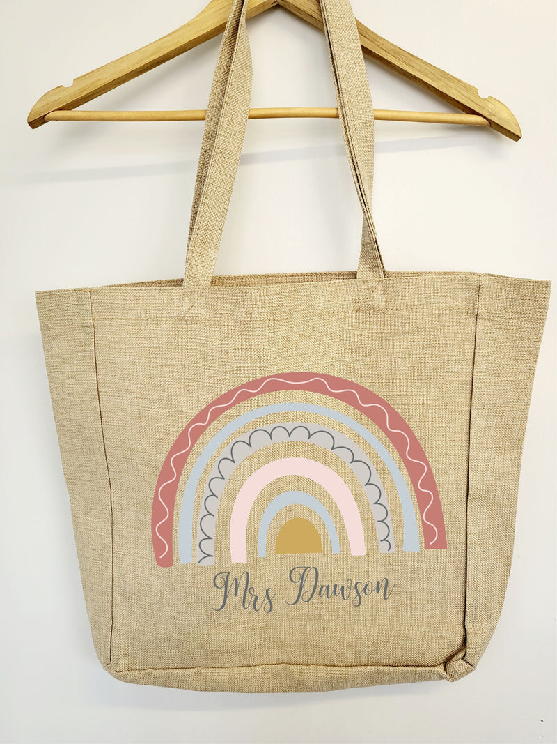 Personalised Boho Design Tote Bag PureEssenceGreetings
