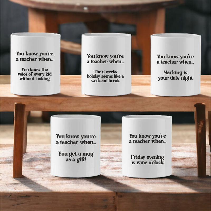 Personalised Teacher Funny Mug PureEssenceGreetings