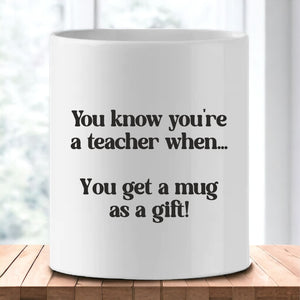 Personalised Teacher Funny Mug PureEssenceGreetings