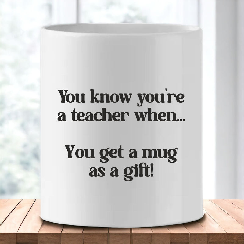 Personalised Teacher Funny Mug PureEssenceGreetings
