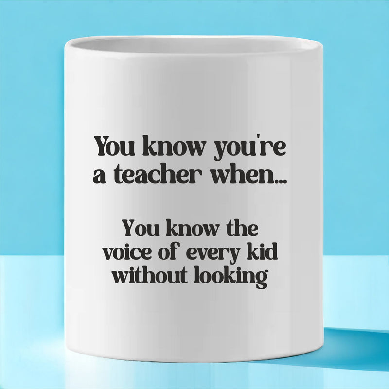 Personalised Teacher Funny Mug PureEssenceGreetings
