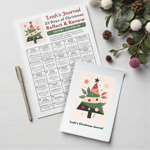 Affirmation Prompts Christmas Advent Calendar Box PEGGY