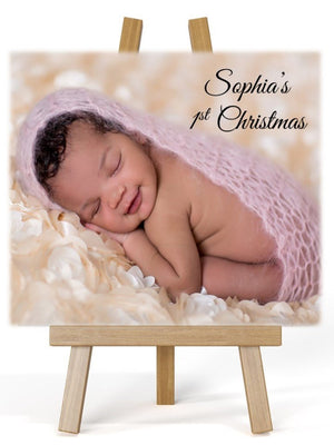 Personalised Photo Easel Plaque - PureEssenceGreetings