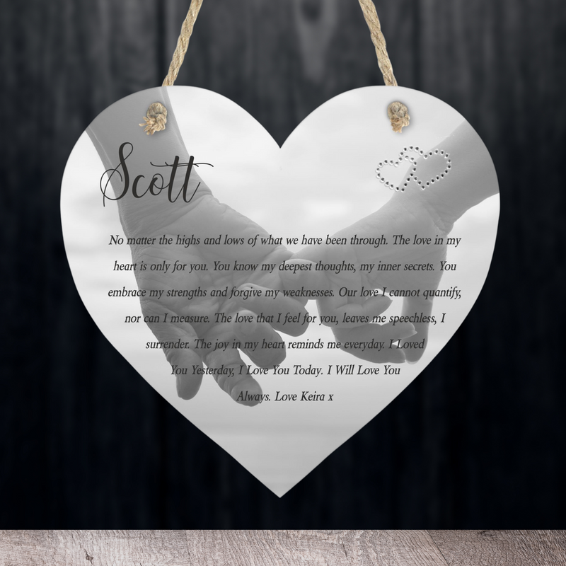 Love Poem Heart Plaque | Love You Always PureEssenceGreetings
