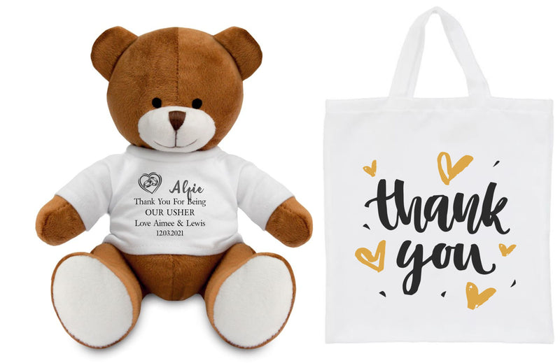 Bridal Party Personalised Teddy Bear PureEssenceGreetings