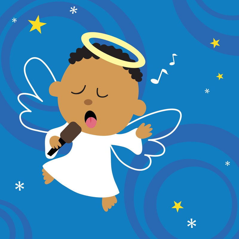 Cute Angel Boy Personalised Card PureEssenceGreetings