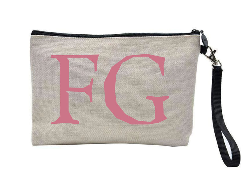 Flower Girl Personalised Linen Personalised Pouch PureEssenceGreetings