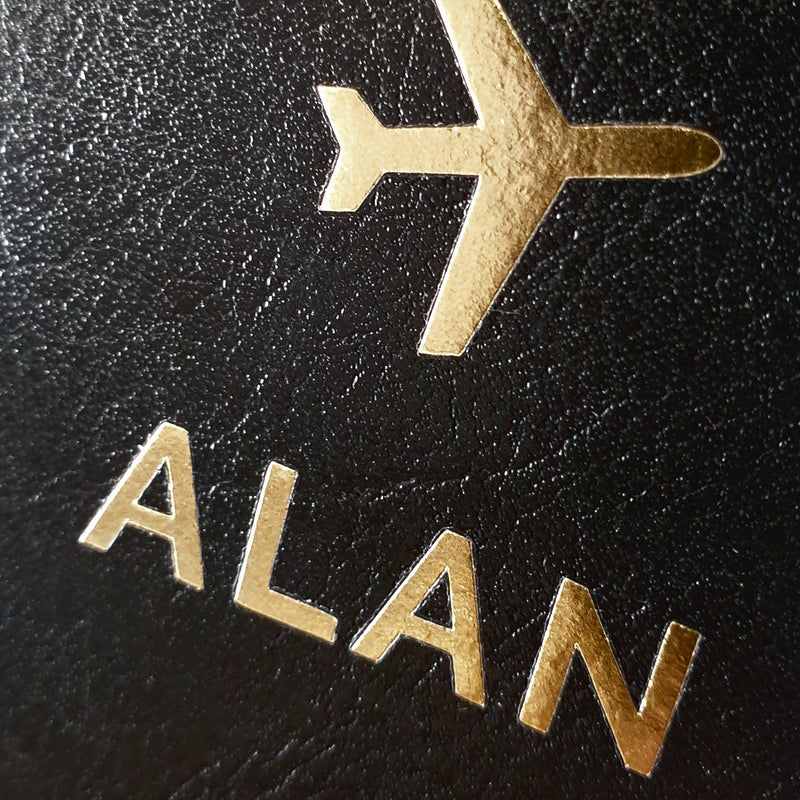 Personalised Gold Name Passport Holders Set - PureEssenceGreetings