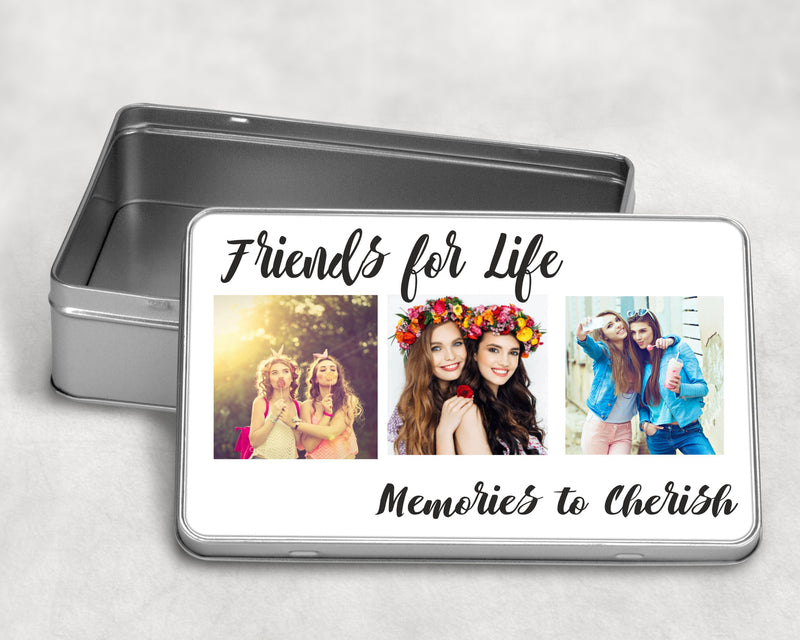 Personalised Photo Collage Keepsake Tin | Own Image/Text | Sweetie Tin PureEssenceGreetings