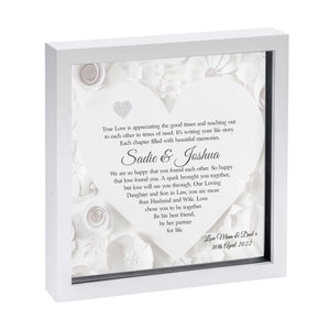 Persoanlised Daughter & Son in Law Framed Poem Print PureEssenceGreetings