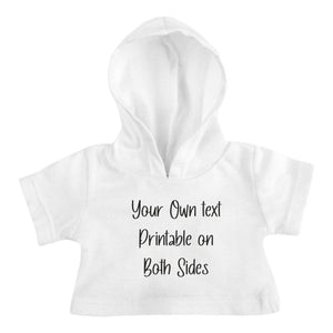 Teddy Bear Personalised Hoodie T-shirt | Own Text PureEssenceGreetings