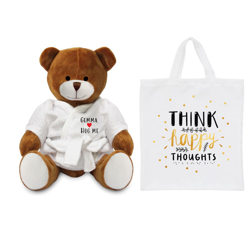 Get Well Soon Personalised Teddy PureEssenceGreetings 