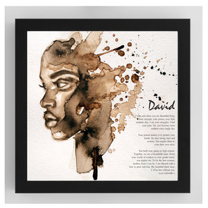 My Beautiful King Personalised Love Poem - PureEssenceGreetings
