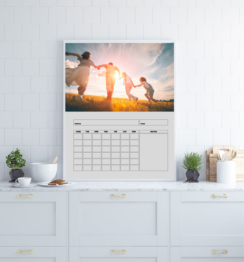 Personalised Photo Monthly Planner Wipe Board | A3 PureEssenceGreetings