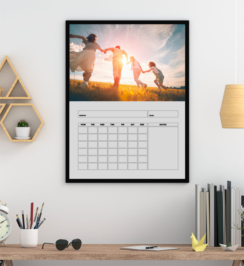 Personalised Photo Monthly Planner Wipe Board | A3 PureEssenceGreetings