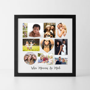 Custom Photo Collage Personalised Framed Print | 11 Images PureEssenceGreetings
