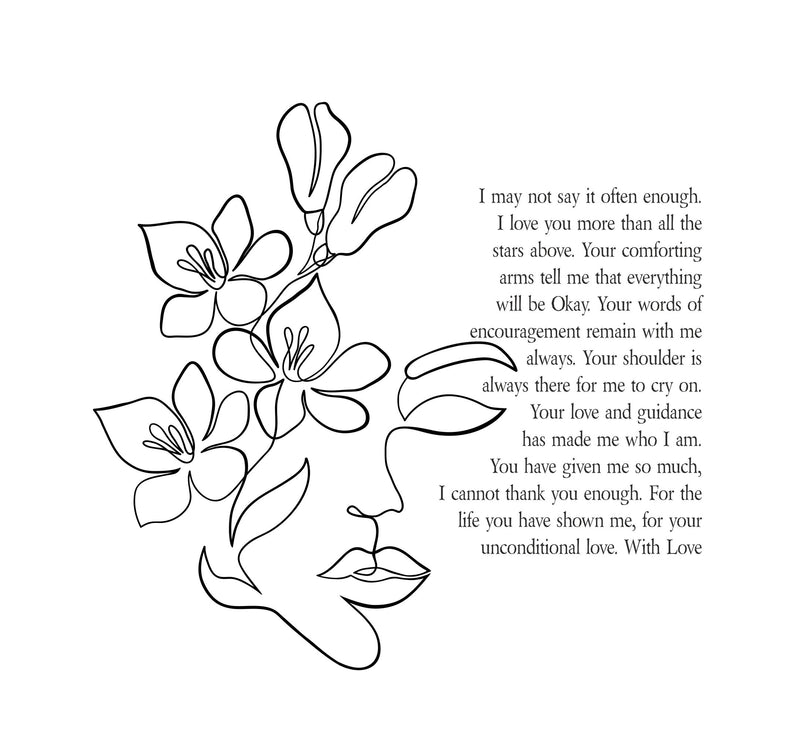 Personalised Mum Box Framed Poem | Unconditional Love PureEssenceGreetings