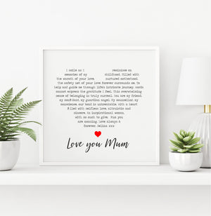 Inspirational Mum Personalised Frame PureEssenceGreetings