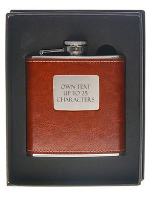 Personalised Hip Flask - Own Text