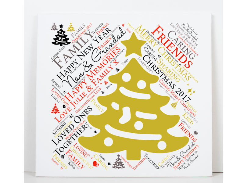 Nan and Grandad Personalised Christmas Card - PureEssenceGreetings