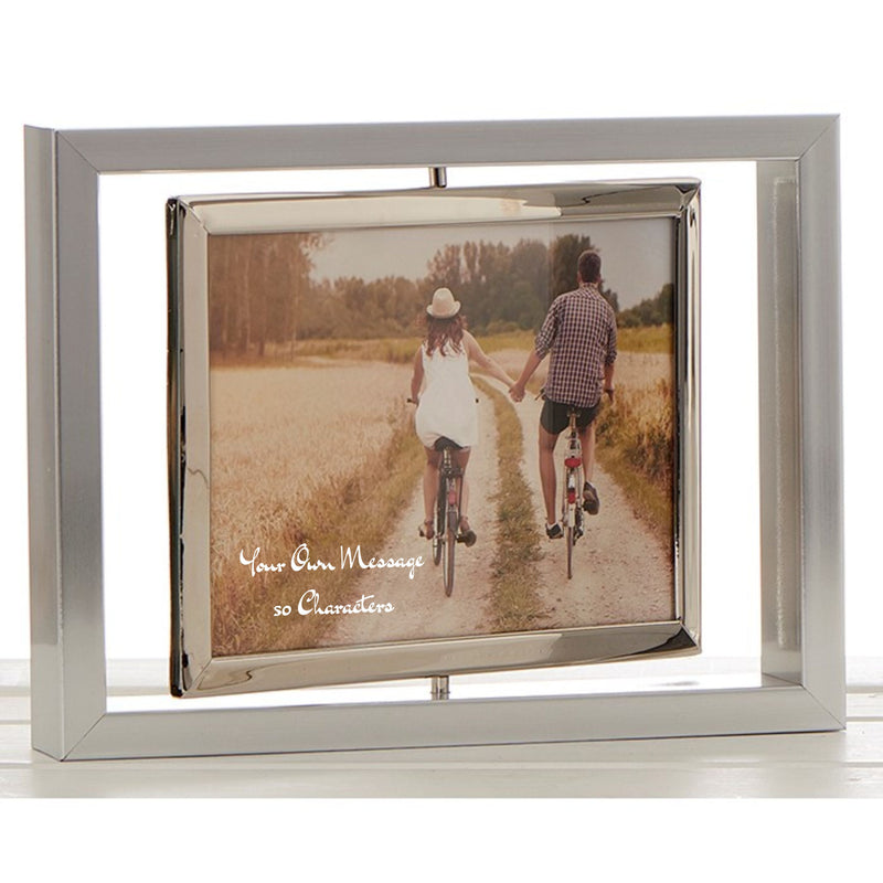 Personalised Rotating Framed Photo Print Poem | Own Image & Text PureEssenceGreetings
